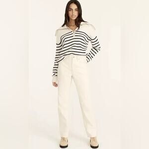 J.Crew Slouchy Boyfriend Jean, Winter White, Women’s Size 24